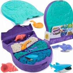 Piasek kinetyczny Kinetic Sand Deep Sea 680 g + foremki