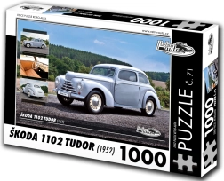 Puzzle Retro Samochody Škoda 1102 Tudor 1952 1000 elementów