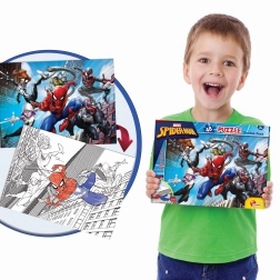 dwustronne puzzle SPIDER-MAN 48 elementów 35 × 25 cm