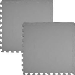Piankowa mata HUMBI 120 × 60 cm – wodoodporne duże puzzle piankowe, ciemnoszara, 2 szt.