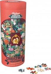 Okrągłe puzzle Odliczanie do Świąt 1000 elementów RIDLEY'S GAMES
