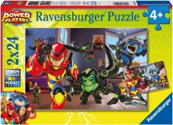 Puzzle Ravensburger Bohaterowie w akcji 2x24 kawałków