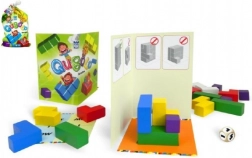 Qubolo gra towarzyska z drewnianymi kostkami w materiałowym woreczku