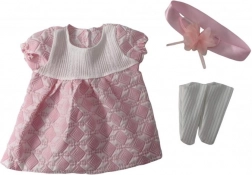 Różowa sukienka dla lalek 40–43 cm