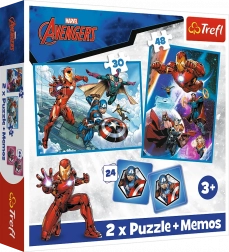 Puzzle 2w1 i memory MARVEL The Avengers