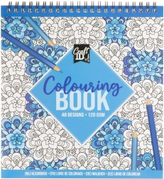 Książka do kolorowania Niebieska 21x20 cm