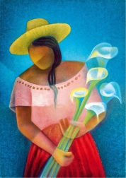 Puzzle Kobieta z arumami 1000 elementów BLUEBIRD