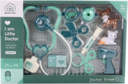 Weterynaryjny zestaw z pieskiem i kotkiem na baterie