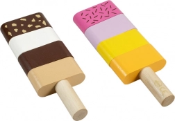 Detoa drewniane układane lody na patyku