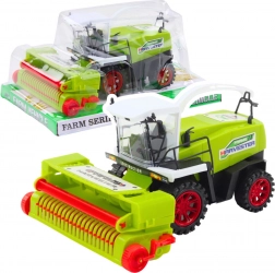 Zielony ruchomy kombajn dla dzieci