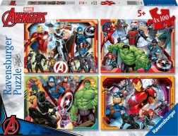 Puzzle Potężni Avengers 4x100 elementów Ravensburger