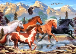 Puzzle ALIPSON Dzikie i wolne 500 elementów