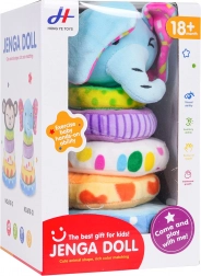 Miękka składana piramida słoń dla najmłodszych