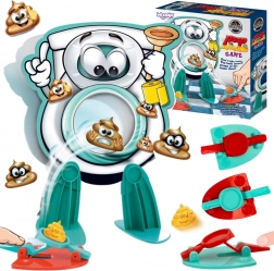 Woopie rodzinna gra zręcznościowa Strzelanie kup do toalety