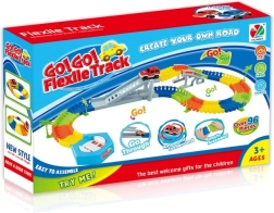 Zmienna tor wyścigowy 96 elementów z autkiem