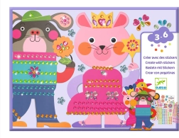 Kreatywny zestaw z klejnotami Zwierzątka od Djeco