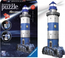 Ravensburger świecąca 3D układanka latarnia morska edycja nocna 216 elementów