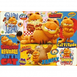 puzzle 1000 elementów Garfield – przygody (Trefl)