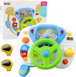 Interaktywny dziecięcy symulator jazdy ze światłem i dźwiękiem