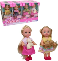 Laleczka z pieskiem 11 cm