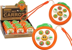 Mini gra zręcznościowa Wac A Mole Marchewki Pomarańczowa