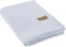 Dziecięcy kocyk dziany MoMi HUG szary