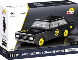 Cobi Opel Rekord C „Schwarze Witwe” (Czarna Wdowa) 1:35 – zestaw klocków modelu auta