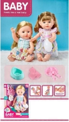 Lalka z długimi włosami i akcesoriami 33 cm