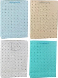 Torba prezentowa ze złotymi kropkami