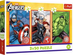 Puzzle 3x50 Disney Marvel The Avengers – twój bohater