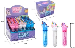 Bańki mydlane w kształcie jednorożca 14 cm