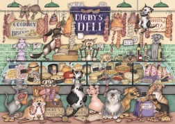 Ravensburger puzzle Digby’s Delicatessen i zwierzęce harce 1000 elementów