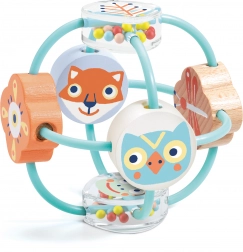 Grzechotka Djeco BabyBali dla dzieci od 3 miesięcy