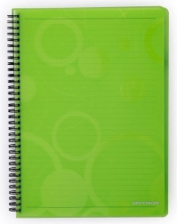 Zielony notes na spirali A4 Neo Colori