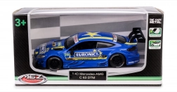 Metalowy model MERCEDES‑AMG C 63 DTM 1:43 z napędem typu pull‑back