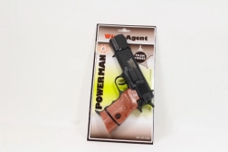 Dziecięcy pistolet na kapiszony Power Man 22 cm