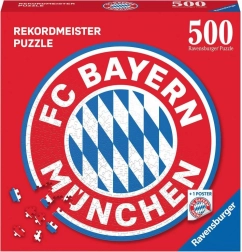 Okrągłe puzzle FC BAYERN – logo, 500 elementów