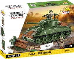 Klocki czołgu M4A1 Sherman 1:35 – 663 elementów