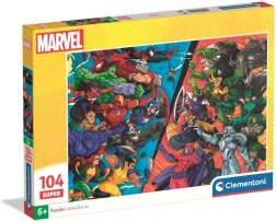 clementoni puzzle avengers vs. złoczyńcy 104 elementy