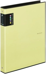 Segregator A4 PASTELINI żółty, 4‑ringowy laminowany
