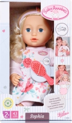 Lalka Sophia Baby Annabell, 43 cm