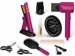 Zestaw kosmetyczny dla dzieci z suszarką i prostownicą