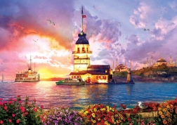 Puzzle ART PUZZLE Dziewicza Wieża 1000 elementów
