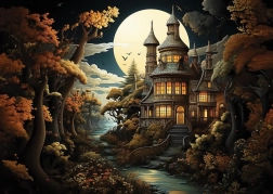 Puzzle Posiadłość Roccoco 2000 elementów ART PUZZLE