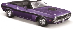 Model auta 1970 DODGE CHALLENGER R/T kabriolet 1:24