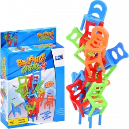 Balansowa gra stołowa Spadające krzesełka – 24 szt.