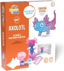 Model DIY axolotl – kreatywny zestaw do wykonania miękkiej figurki