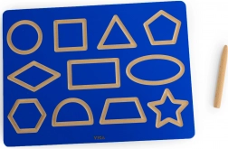 Viga grafomotoryczna tabliczka kształty do ćwiczenia pisania