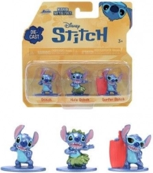 Metalowe figurki STITCH – zestaw 3 szt. (4 cm) od Jada Toys