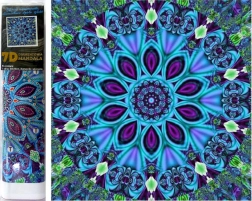 Malowanie diamentowe 7D Magiczna mandala 30 × 30 cm